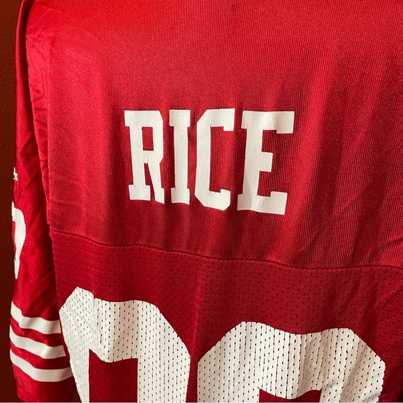 NFL Reebok Men’s Vintage Collection Throwback NFL Player #80 Rice Jersey - Picture 5 of 6